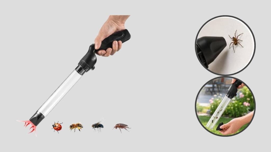 Upgraded Cordless Bug Vacuum with Long Nozzle