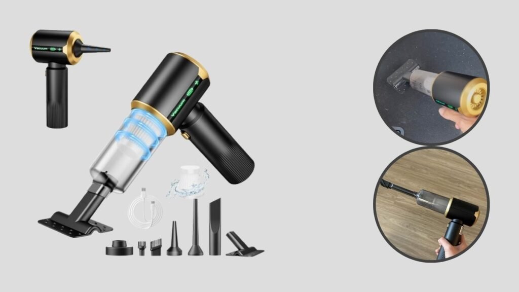 JIXINMIYUE 7-in-1 Cordless Handheld Vacuum