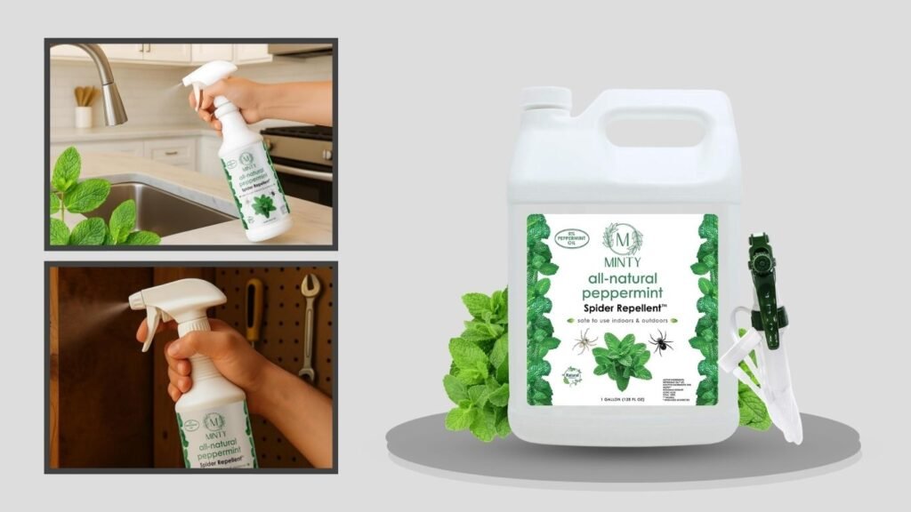 Minty Natural Peppermint Spider Repellent