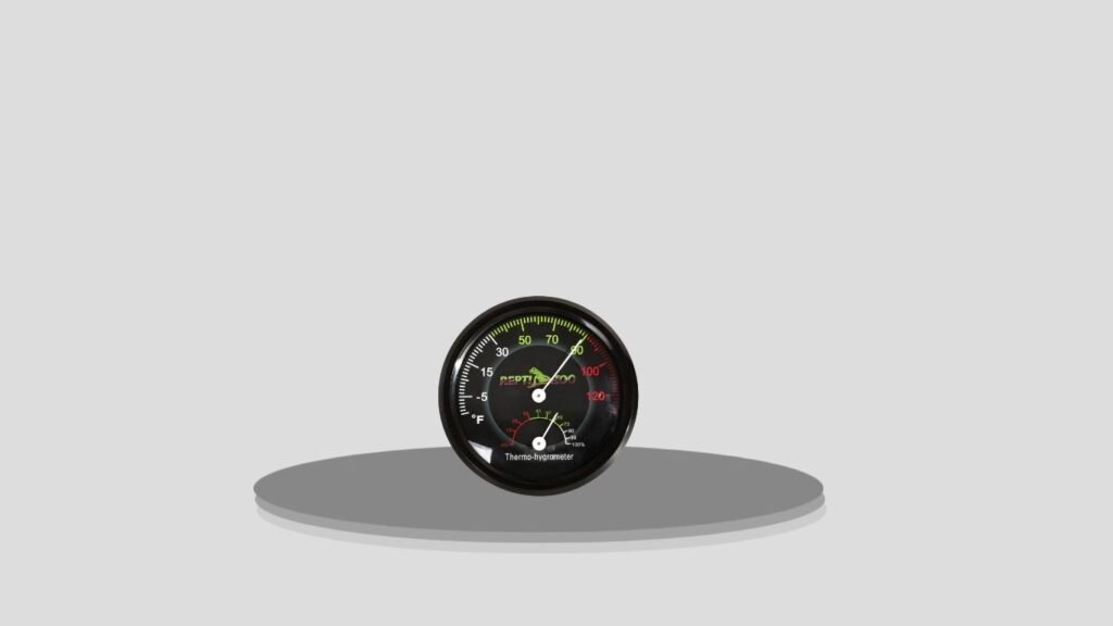 REPTI ZOO RHT01 Dual-Gauge Terrarium Thermometer Hygrometer
