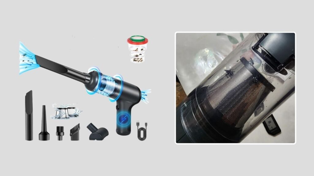 Jahy2Tech Cordless Handheld Lanternfly Vacuum Catcher
