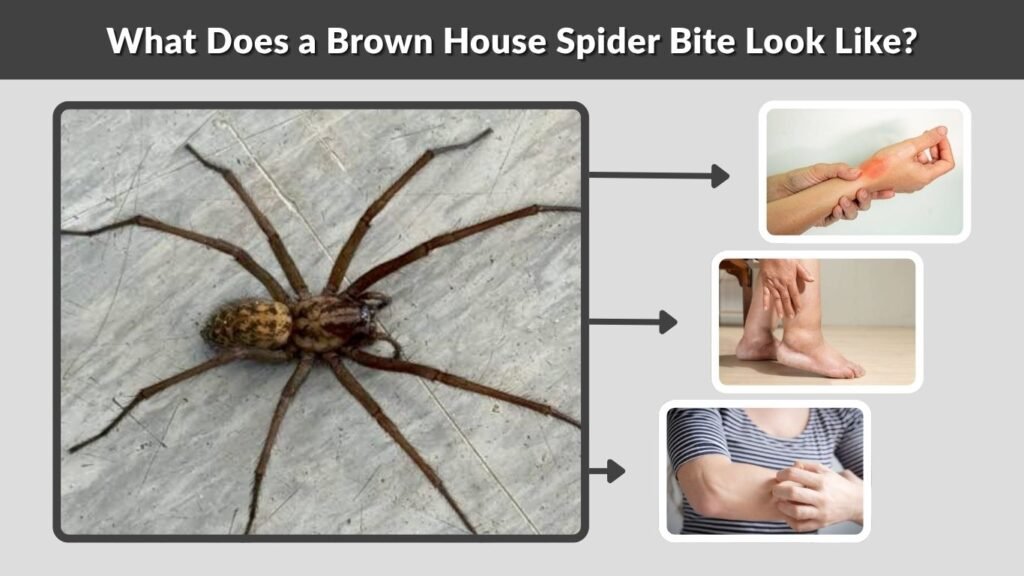 What Does a Brown House Spider Bite Look Like?