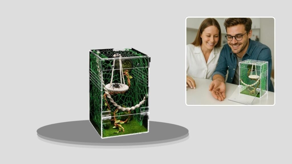 AZV Transparent Spider & Tarantula Habitat Kit