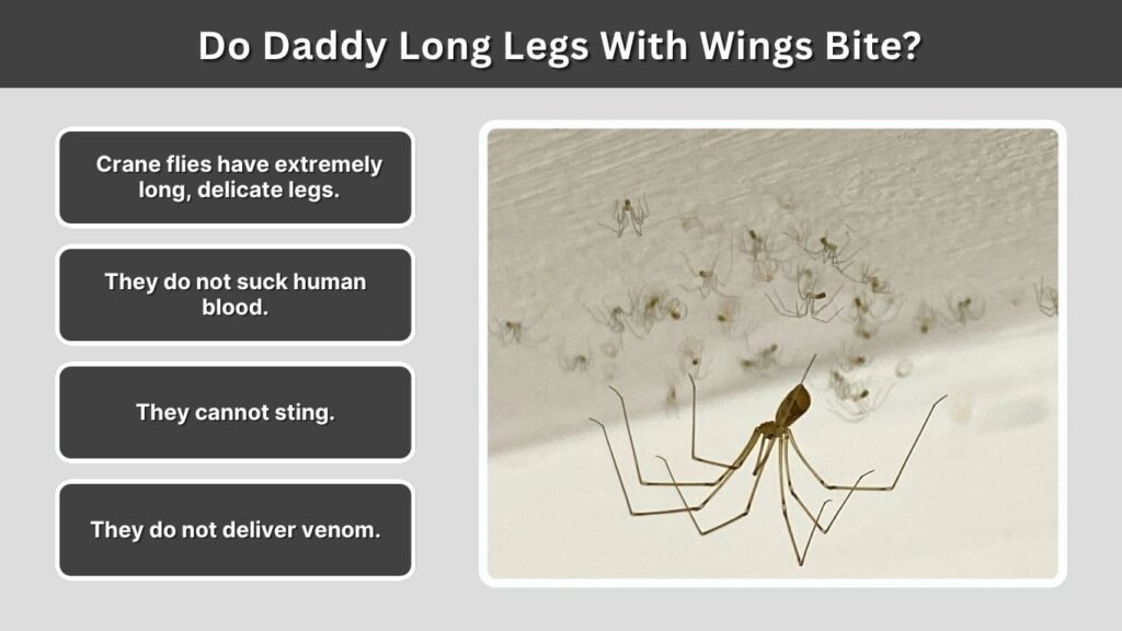 Do Daddy Long Legs With Wings Bite?