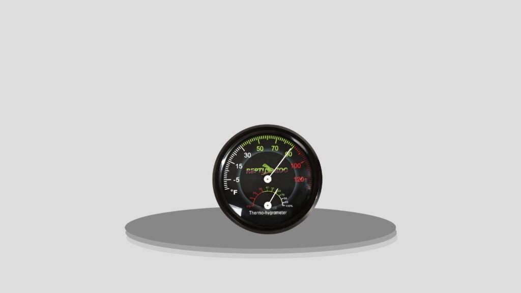 REPTIZOO Reptile Terrarium Thermometer Hygrometer Dual Gauges