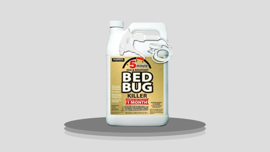Harris 5 Minute Bed Bug Killer – Odorless & Non-Staining Formula
