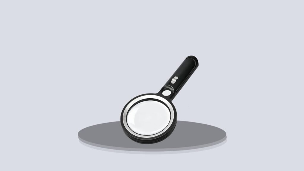 Handheld Magnifying Glass for Reading & Exploration