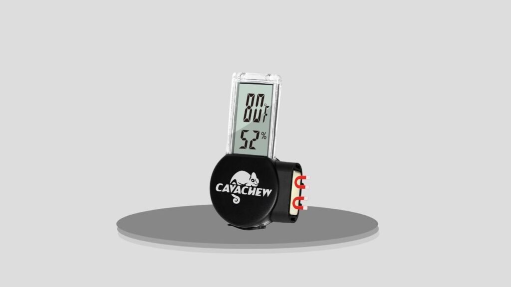 CAVACHEW Magnetic Terrarium Thermometer & Hygrometer