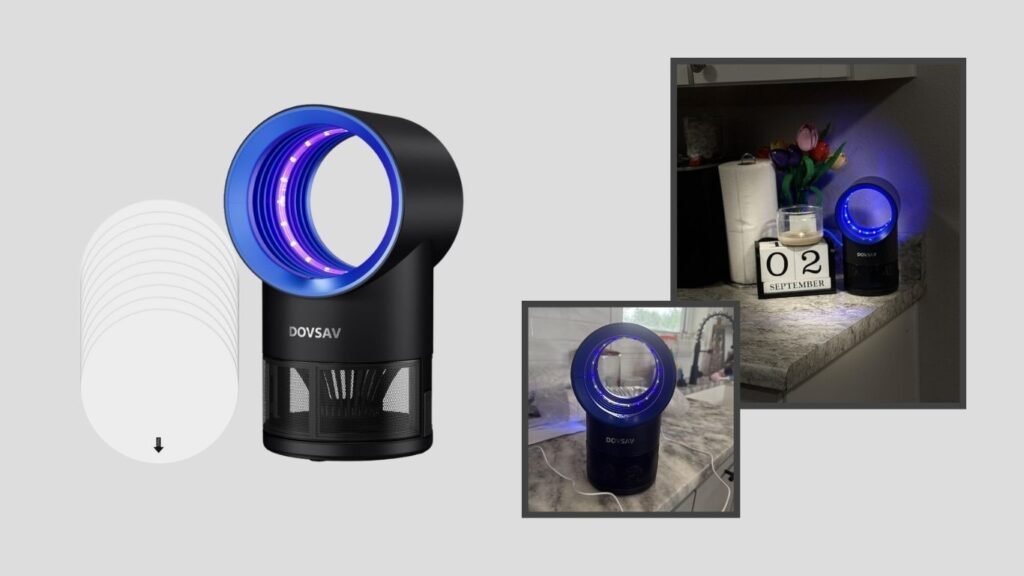 DOVSAV Blue Indoor Fruit Fly & Gnat Trap
