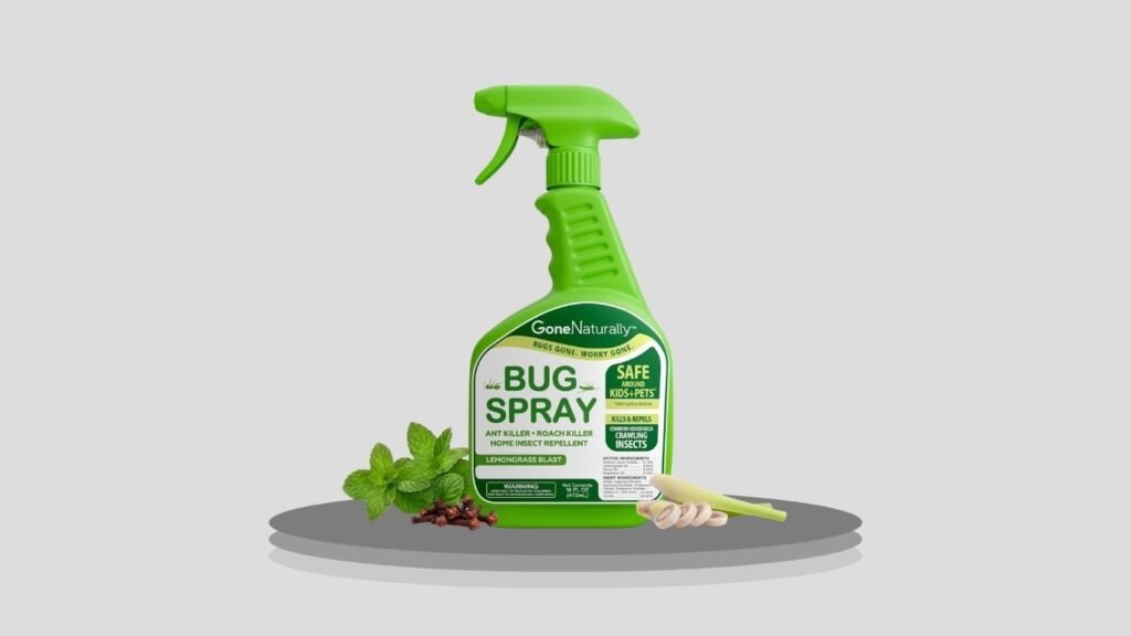 GoneNaturally Lemongrass Oil Spray for Bugs