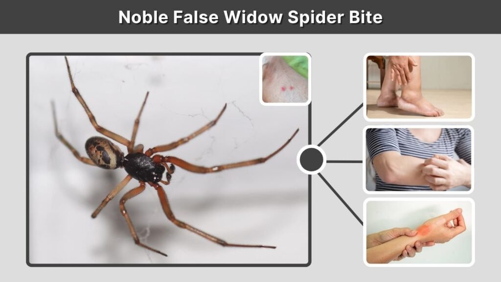 Noble False Widow Spider Bite