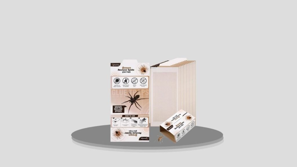 Qualirey Spider Traps for Brown Recluse & Crawling Pests