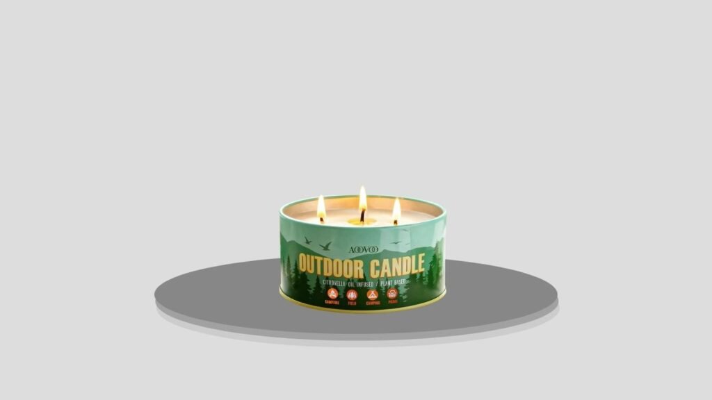  AOOVOO Citronella Essential Oil Outdoor Candles