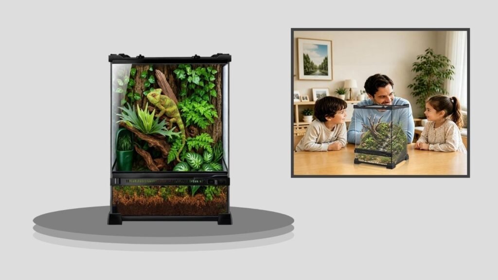 Vertical Rainforest Terrarium Enclosure