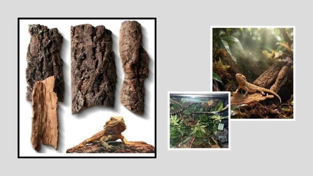 Natural Reptile Cork Bark – Best for Bearded Dragons and Tortoises