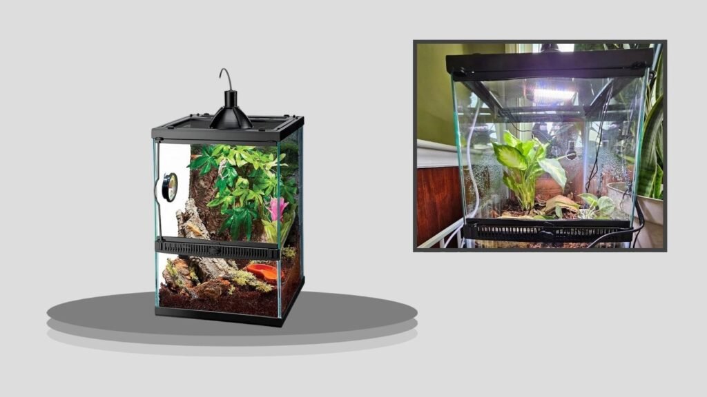 Zilla Tropical Vertical Reptile Terrarium