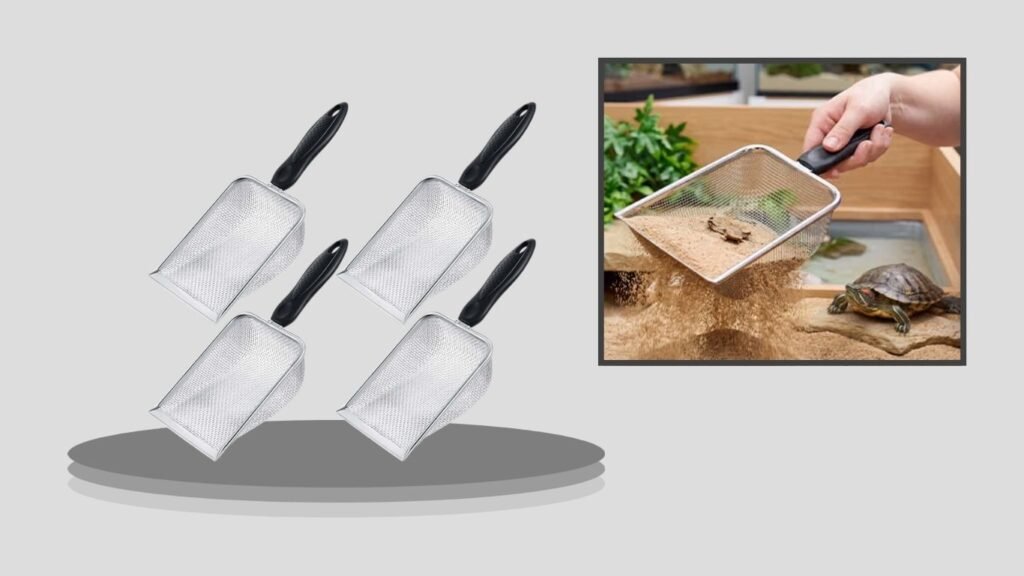 Dunzy Stainless Steel Reptile Substrate Scoop