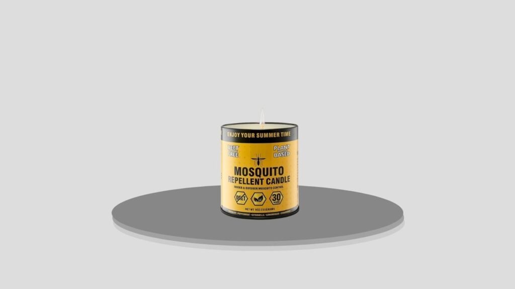 BugBai Plant-Based Citronella Mosquito Repellent Candle
