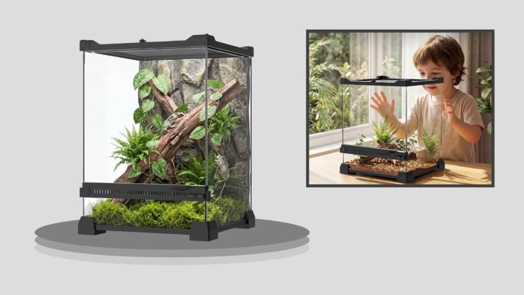 FixHaven Pre-Assembled Reptile Enclosure