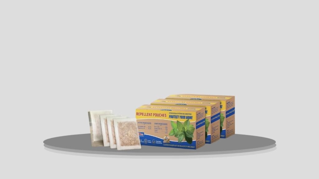 Plant-Based Spider Repellent Pouches for Garage