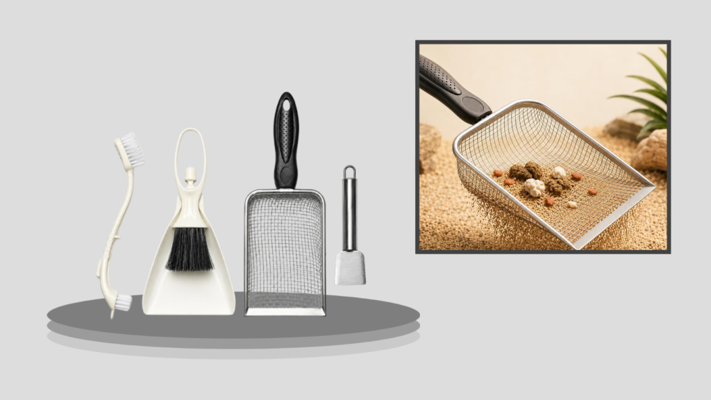 Ashevix 5-Piece Reptile Cleaning Tool Set