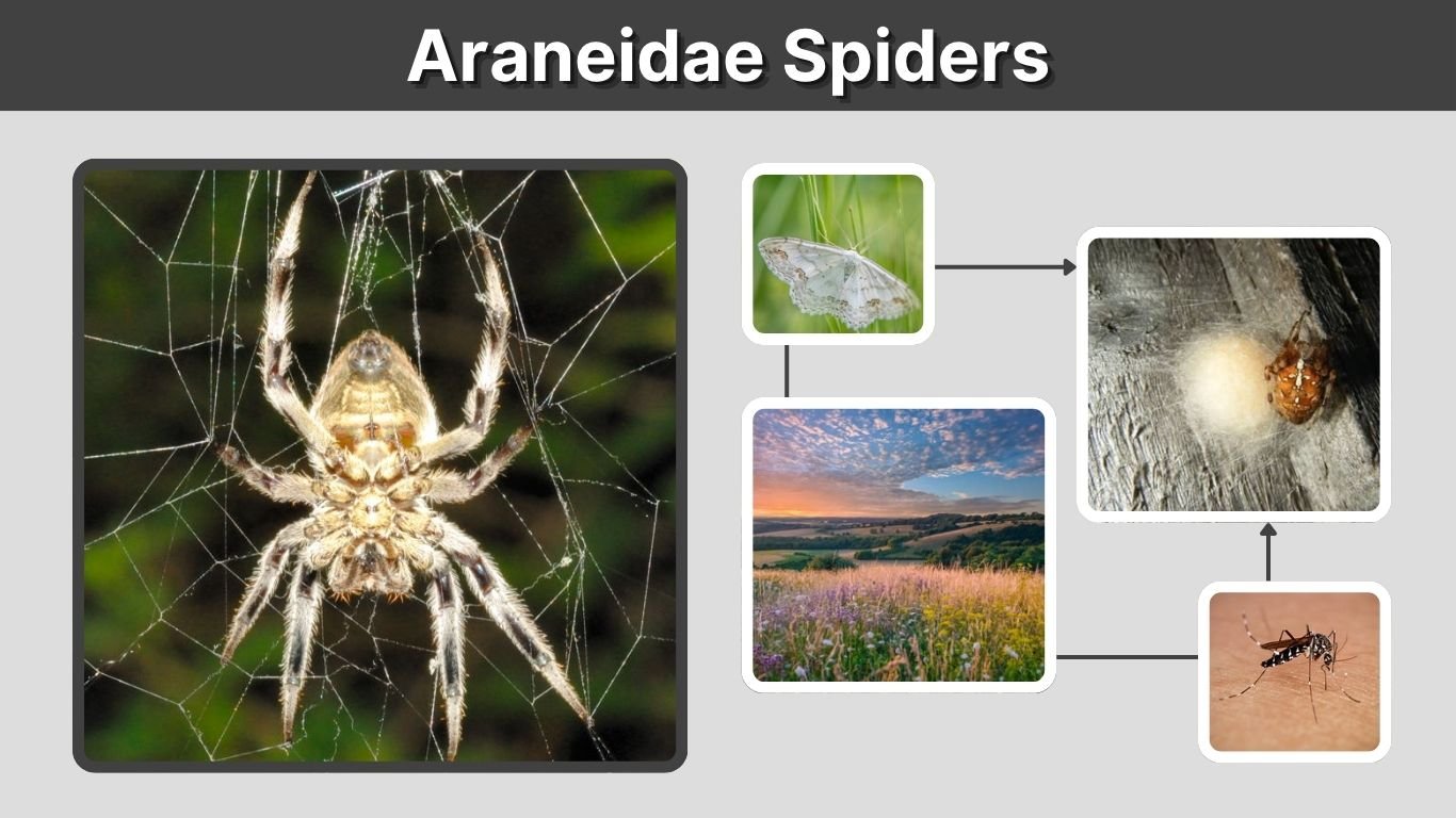 Araneidae Spiders: Identification, Webs, Habitat & Facts