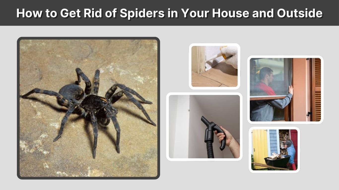How to Get Rid of Spiders in Your House and Outside