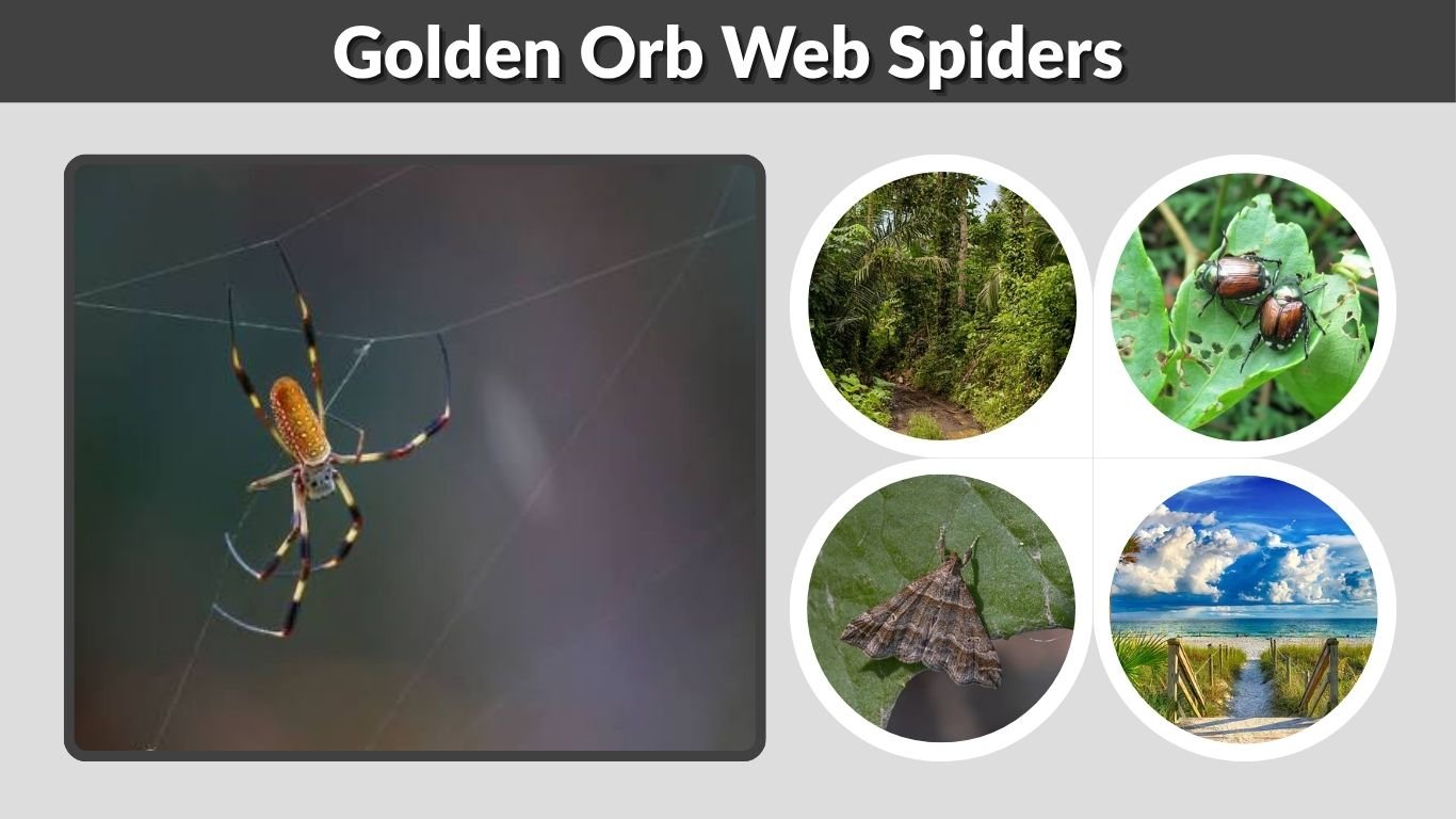 Golden Orb Web Spiders: Identification, Habitat & Facts