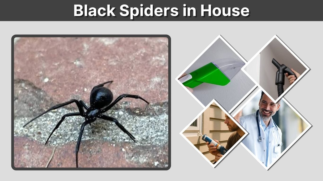 Black Spiders in House: Common Types, Dangers, and Removal