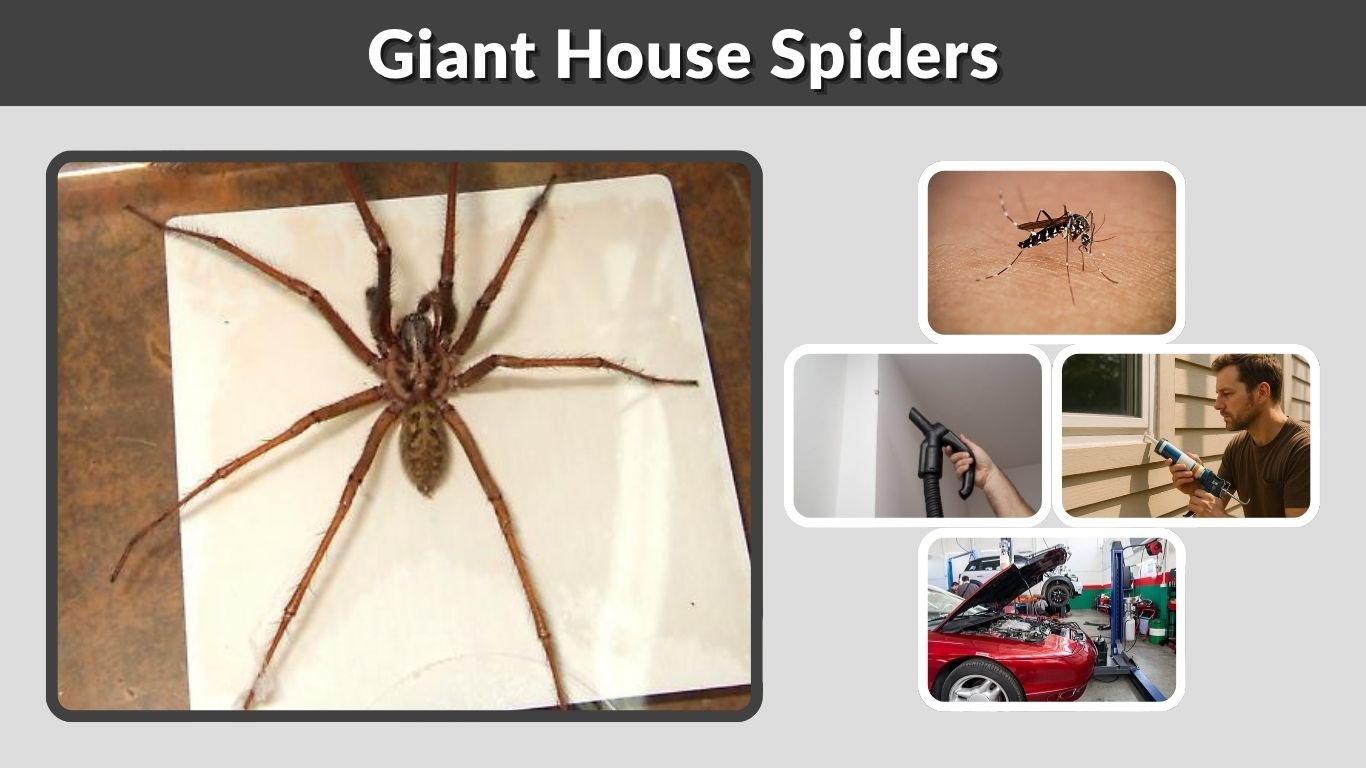 Giant House Spiders: Size, Bites, Danger & Removal