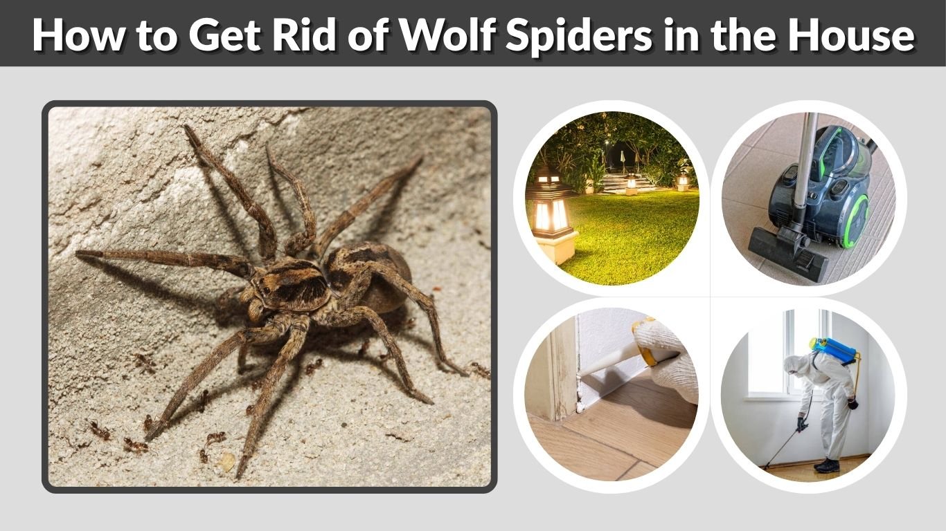 How to Get Rid of Wolf Spiders in the House: 10 Easy Ways