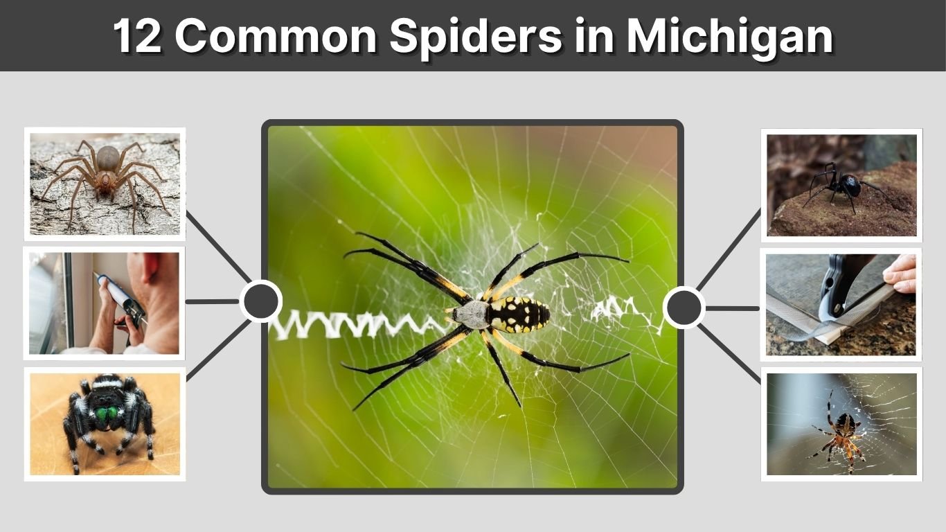 12 Common Spiders in Michigan: Identification & Safety