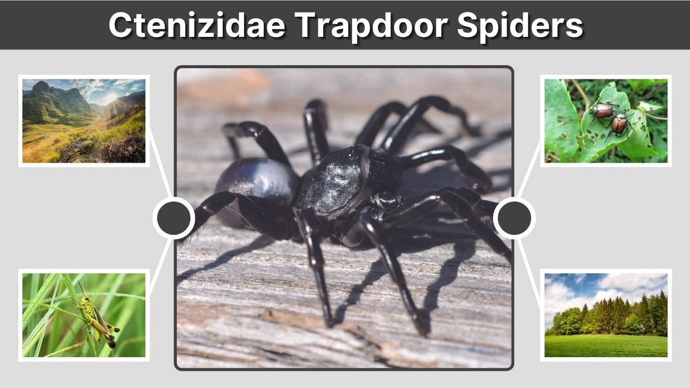 Ctenizidae Trapdoor Spiders: Habitat, Burrows & Facts