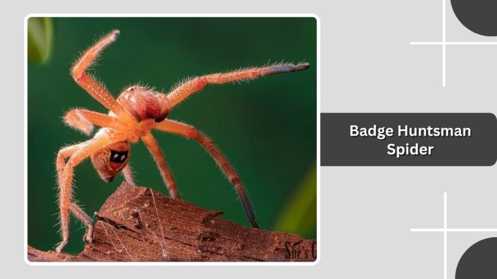 Badge Huntsman Spider