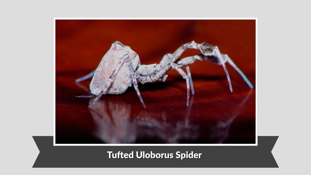 Tufted Uloborus Spider (Uloborus barbipes)