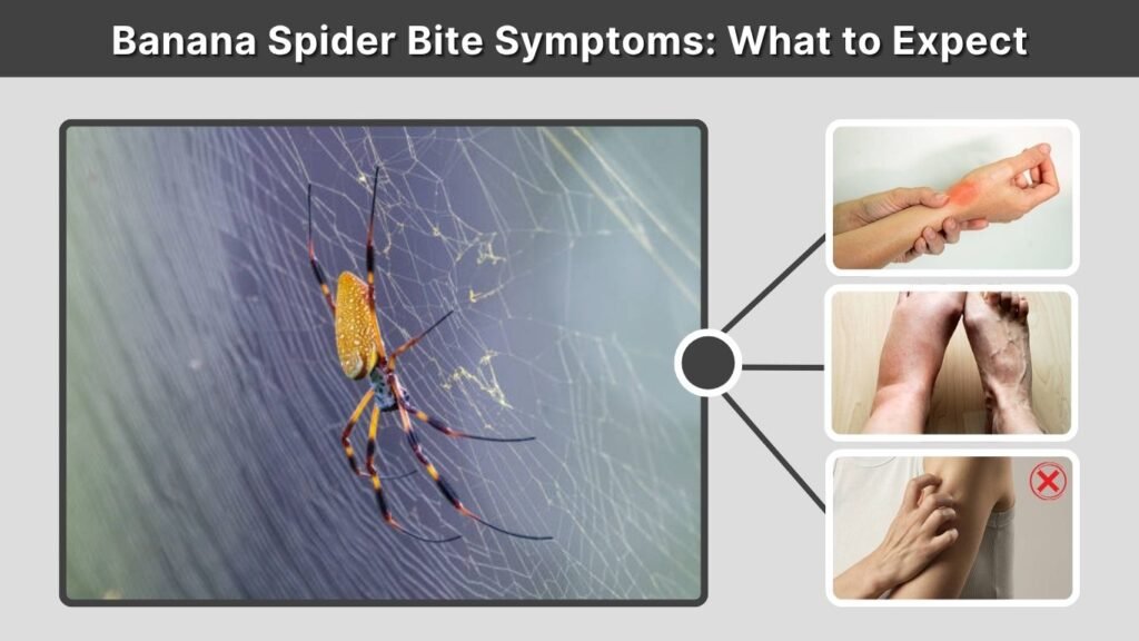 Banana Spider Bite Symptoms: What to Expect