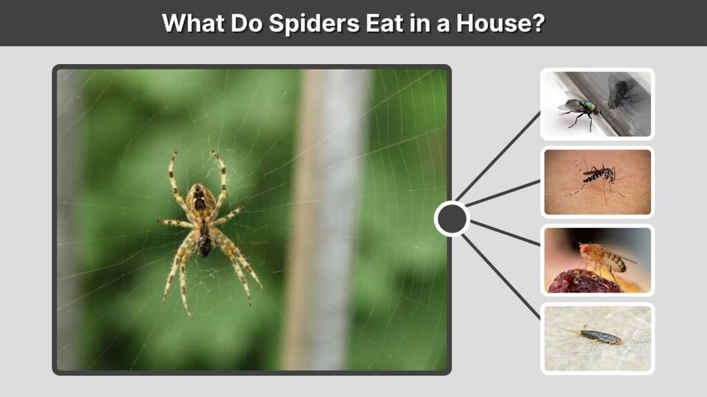 What Do Spiders Eat in a House?