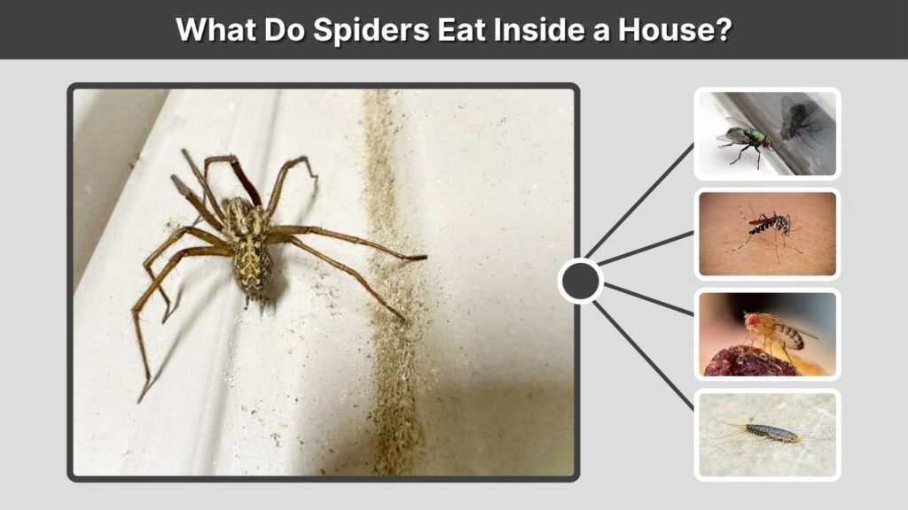 What Do Spiders Eat Inside a House?