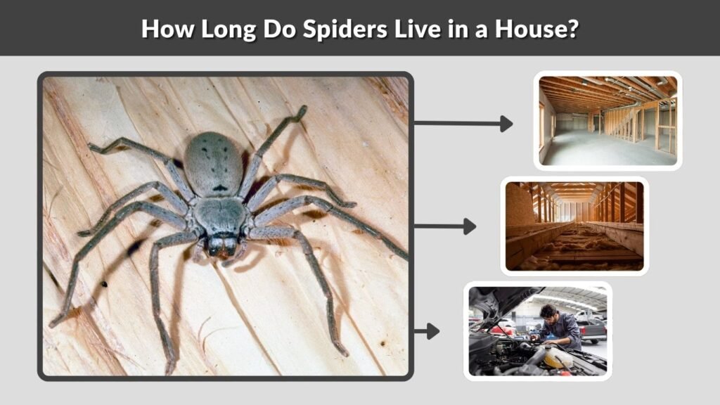 How Long Do Spiders Live in a House?