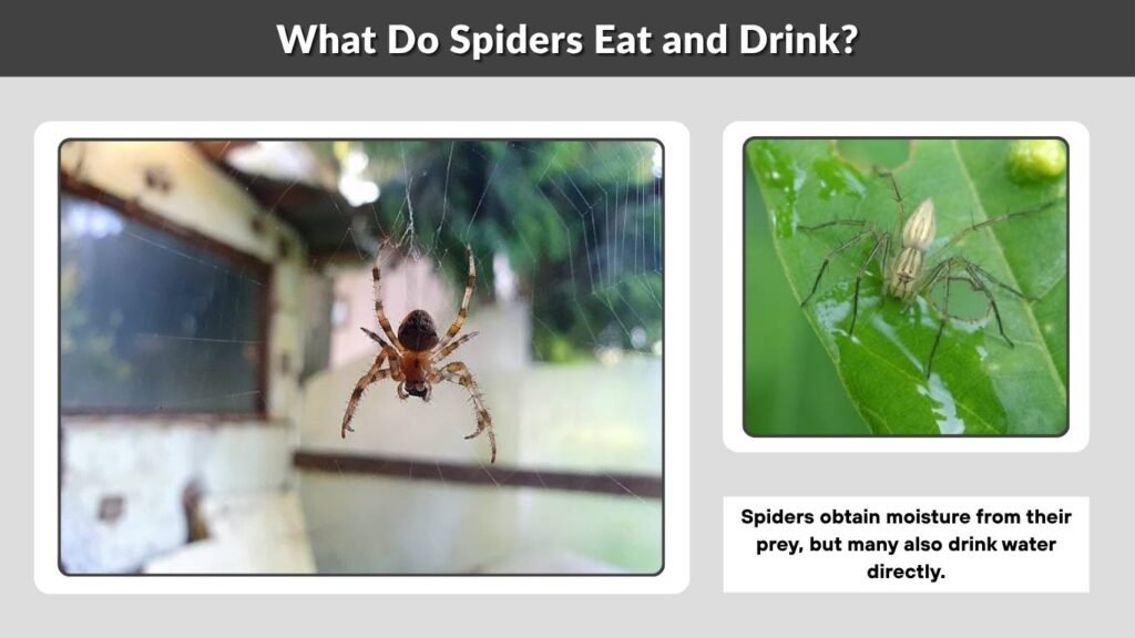 What Do Spiders Eat and Drink?