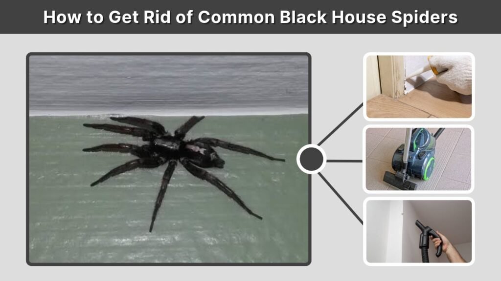 How to Get Rid of Common Black House Spiders