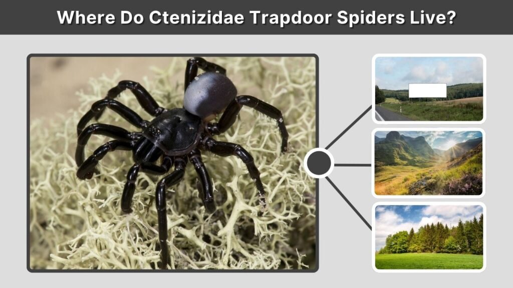 Where Do Ctenizidae Trapdoor Spiders Live?