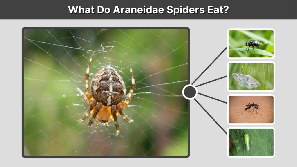 What Do Araneidae Spiders Eat?