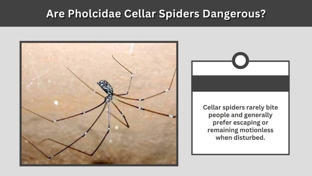 Are Pholcidae Cellar Spiders Dangerous?