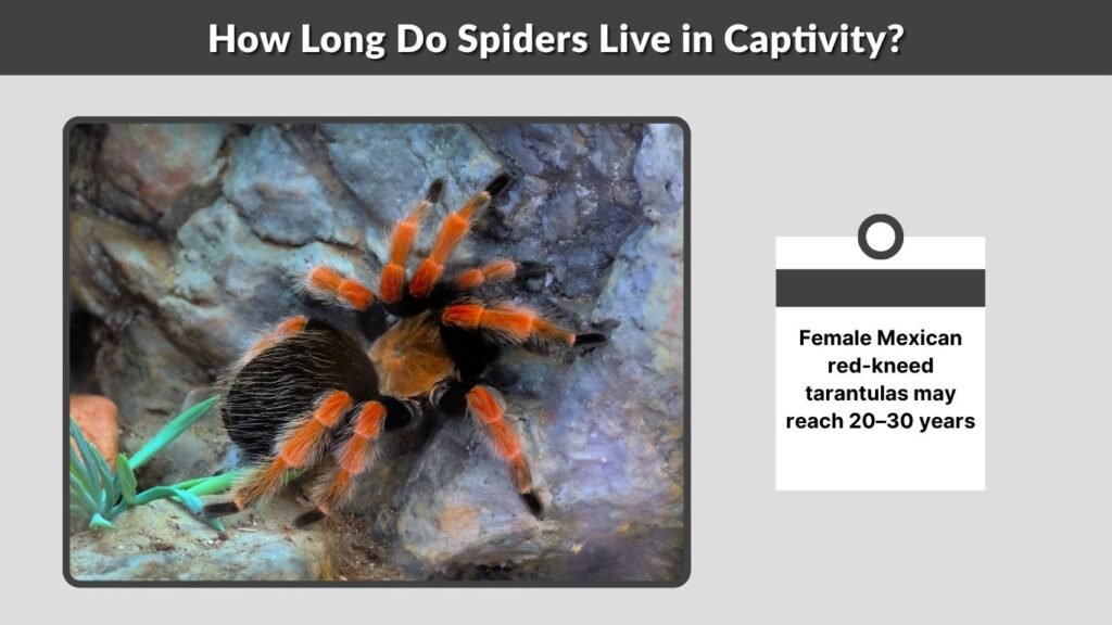 How Long Do Spiders Live in Captivity?