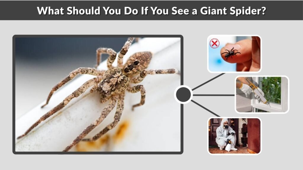 What Should You Do If You See a Giant Spider?