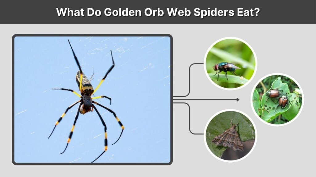 What Do Golden Orb Web Spiders Eat?