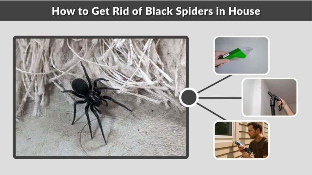 How to Get Rid of Black Spiders in House