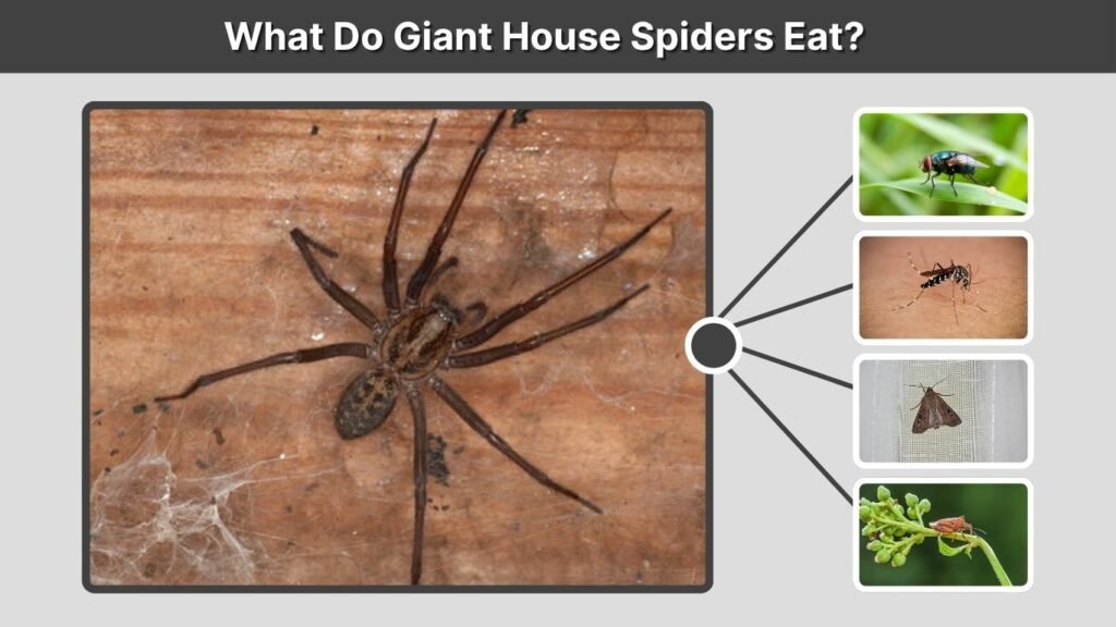What Do Giant House Spiders Eat?