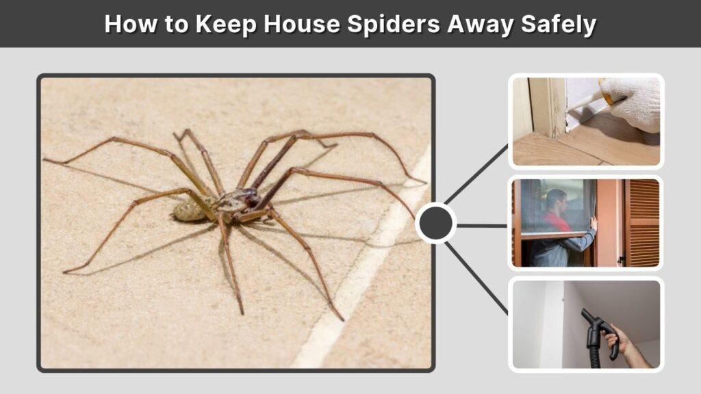 How to Keep House Spiders Away Safely